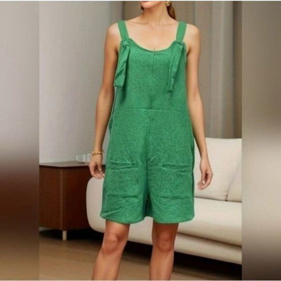 Ladies' overall romper sz Large - Picture 2 of 6